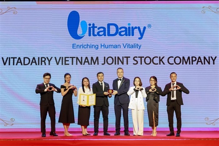 VitaDairy tiếp tục được vinh danh “Nơi làm việc tốt nhất châu Á”
