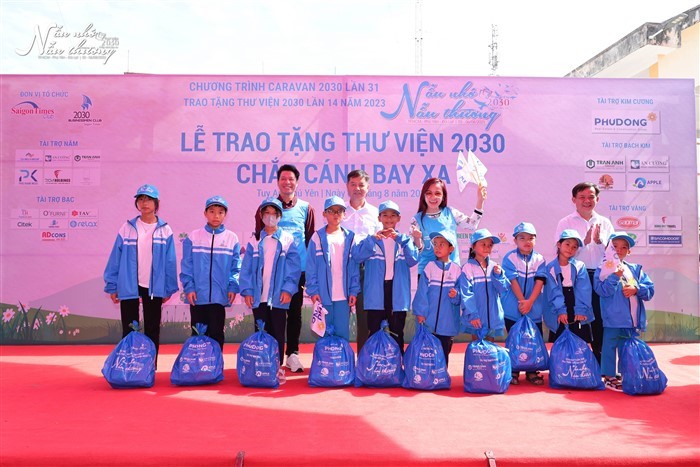 Lễ Tổng Kết Chương Trình CARAVAN 2030 Lần 31 Trao Tặng Dự Án Thư Viện Lần 14 Năm 2023 “Nẫu Nhớ Nẫu Thương”