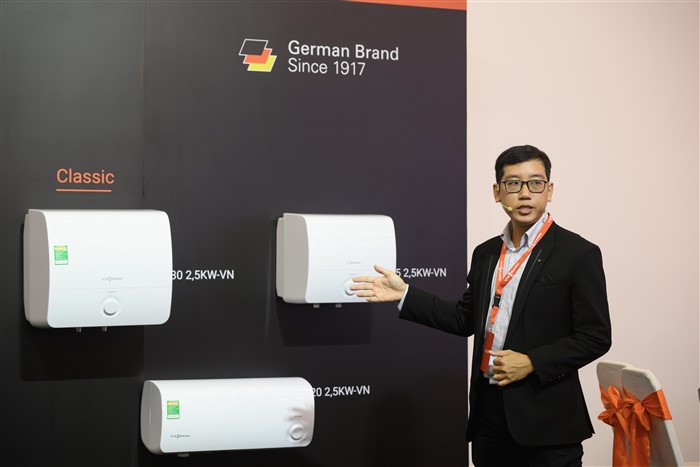 Thương hiệu Đức Viessmann giới thiệu sản phẩm máy nước nóng Vitowell và máy lọc nước Vitopure tại Việt Nam