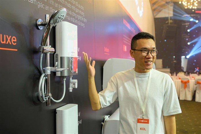 Thương hiệu Đức Viessmann giới thiệu sản phẩm máy nước nóng Vitowell và máy lọc nước Vitopure tại Việt Nam