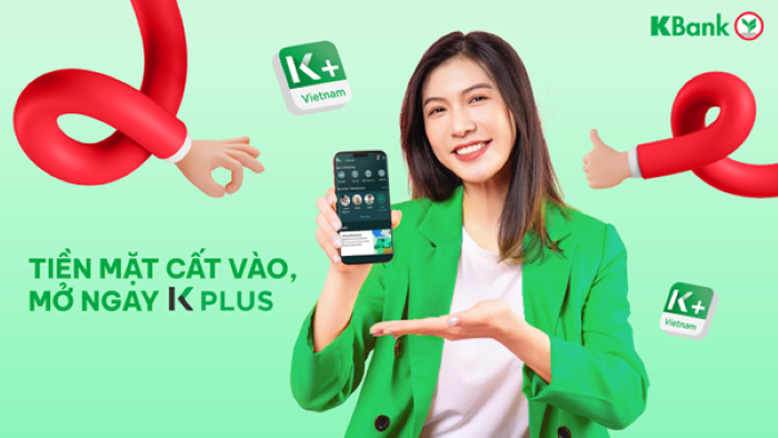 Ngân hàng KBANK Vượt Mốc Hơn 1,14 Triệu Người Dùng Trên Ứng Dụng K PLUS Việt Nam Chỉ Sau 2 Năm Ra Mắt