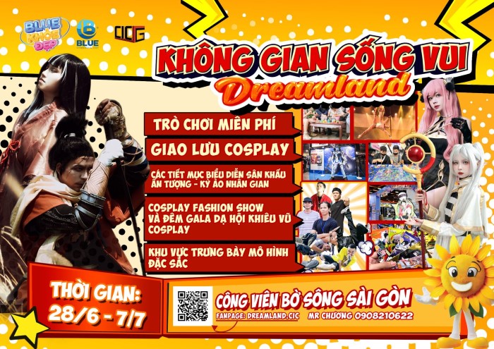 Ngày hội gia đình ‘Blue khoẻ đẹp’ – lễ hội mùa hè sôi động bên bờ sông Sài Gòn