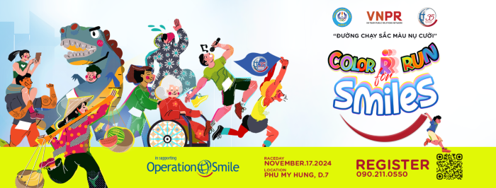 Color Run For Smiles: Đường chạy sắc màu vì nụ cười trẻ em
