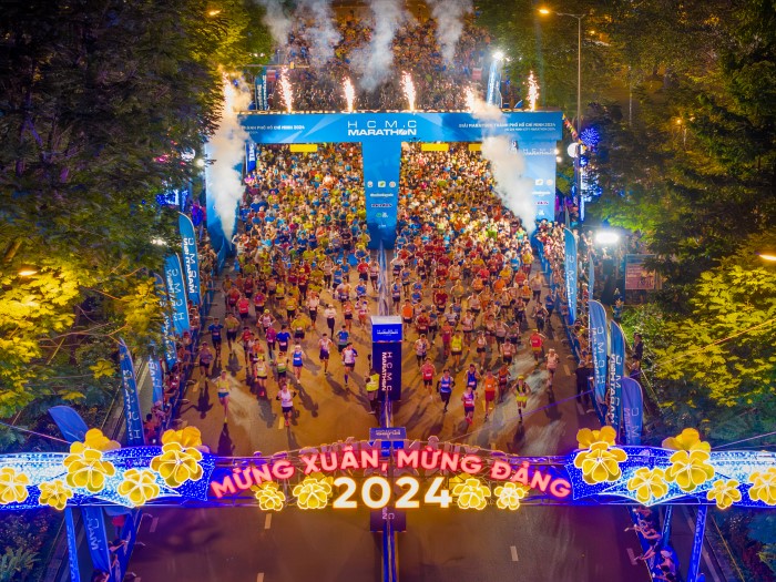 Khai Mạc GIẢI MARATHON Thành Phố Hồ Chí Minh Lần Thứ 12