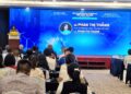 Phan Thị Thắng Thứ Trưởng Bộ Công Thương Việt Nam phát biểu khai mạc diễn đàn.