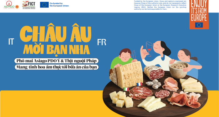 Giới Thiệu Phô Mai Asiago Pdo Và Các Sản Phẩm Thịt Nguội Châu Âu Tại Triển Lãm FOOD & HOSPITALITY VIETNAM 2026
