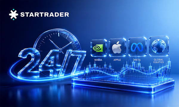 STARTRADER ra mắt CFD Cổ phiếu Mỹ giao dịch 24/7 với NVIDIA, Apple, Meta & Nhiều Cổ phiếu hàng đầu thế giới