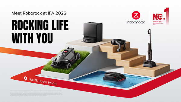 Roborock định nghĩa lại công nghệ làm sạch lấy người dùng làm trung tâm tại IFA 2026: Ra mắt hệ sinh thái toàn diện từ phòng khách đến hồ bơi